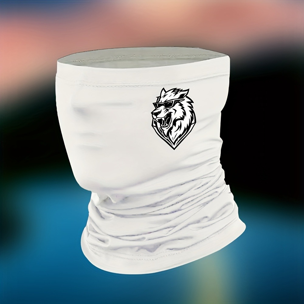 1pc/2pcs Print Neck Gaiter Sca - Fishing Mask Sun Protection 评论和价格